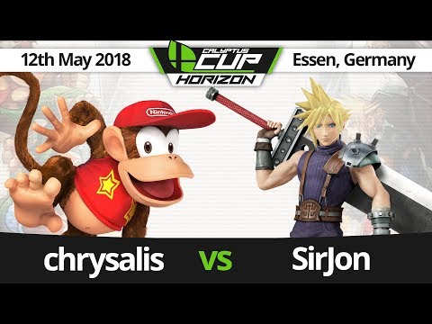 Calyptus Cup Horizon - chrysalis (Diddy Kong) vs SirJon (Cloud, Zero Suit Samus) - Smash 4