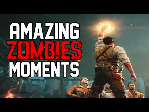 Top 10 AMAZING Call of Duty Zombies Moments Of All Time!