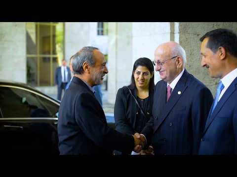 استقبال رئيس البرلمان التركي لرئيس المجلس الأعلى للدولة