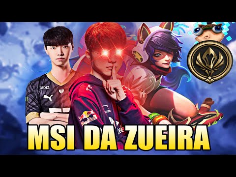 FAKER em MODO DEUS e JOGADA GENIAL do CHOVY - MSI DA ZUEIRA