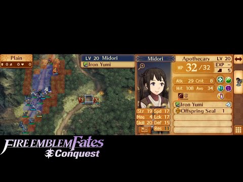 Fire Emblem Fates Conquest Lunatic Blind Paralogue Herbal Remedy