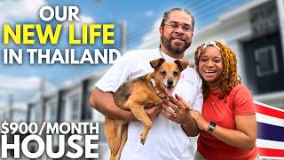 They left America, sold everything to live in Bangkok Thailand, $900 MONTH 3 bed house tour!