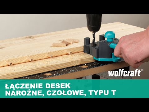 Łączenie desek - przyrząd do połączeń kołkowych | wolfcraft
