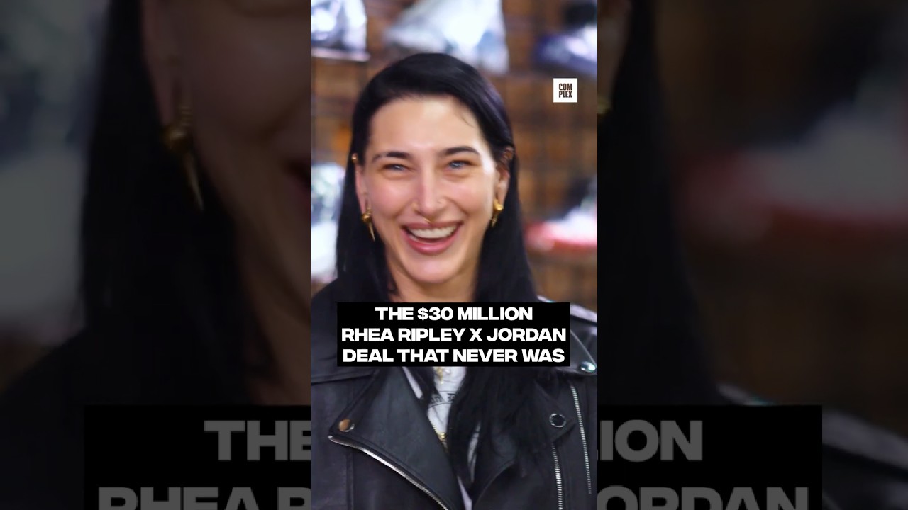 The $30 million Rhea Ripley x Jordan deal that never was 😂 #SneakerShopping