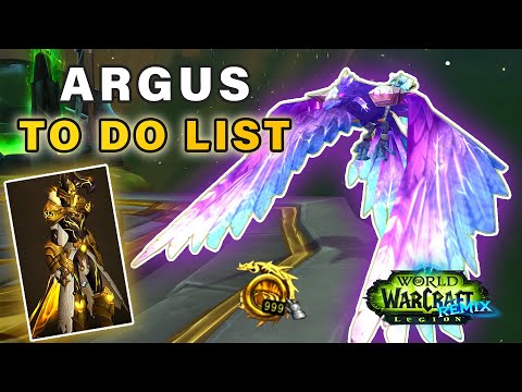 Everything To Do in ARGUS Update for Legion Remix | Mounts & Transmog ► World of Warcraft