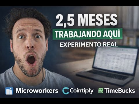 Microworkers, Cointiply y TimeBucks — 2,5 meses de experimento real
