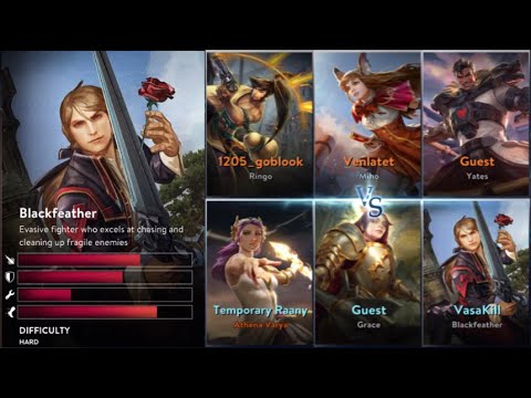 Vainglory 2022 I Blackfeather Player I 3 VS 3 I Match Found Aral Casual I Gameplay Record