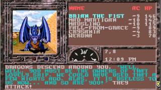 Let's Play Dark Queen of Krynn [DE] 04 Ravaged City of Caergoth