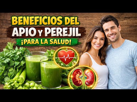 Jugo verde: apio perejil y manzana verde