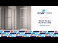 RGW Passage 80x80 PA-82 стекло прозрачное, профиль хром (41088288-11) 1