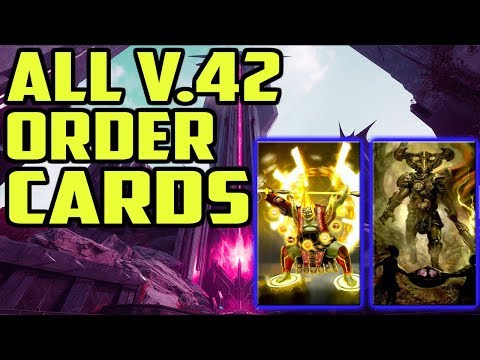 [Paragon] V.42 In-Depth ORDER Affinity Cards Discussion