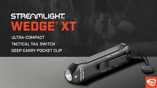 Video: Streamlight Wedge XT Uppladdningsbar EDC Ficklampa FDE