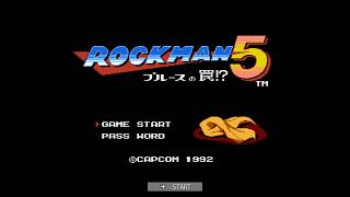 久々に新章開幕！！【ロックマン5 ブルースの罠!?】初心者がロックマンシリーズ攻略する　その30　【ロックマン5編＃1】【Rockman Classics Collection】