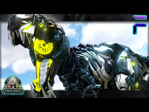 Chitin Cave and  a Max Level Tek Rex Tame!- Ark: Fjordur E15