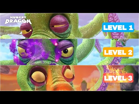 BEAT ALL OCTONI BOSS LEVELS (LV1 LV2 LV3) And GOT BIG REWARDS - Hungry Dragon