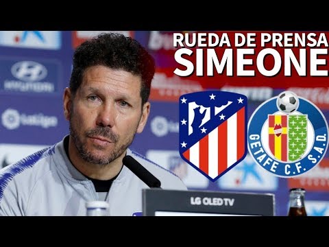 Atlético de Madrid - Getafe | Rueda de prensa previa de Simeone | Diario AS