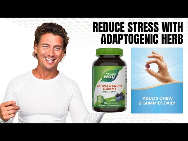 علك الأشواقندا من التوت البري ASHWAGANDHA GUMMY لت...