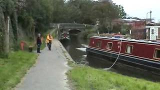 preview picture of video 'Peak Forest Canal - Marple Flight'