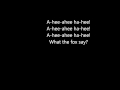 Ylvis -What Does the Fox Say? Official - Lyrics ...