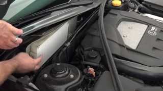 Saab 9-3 - How To Change The Cabin Air Filter