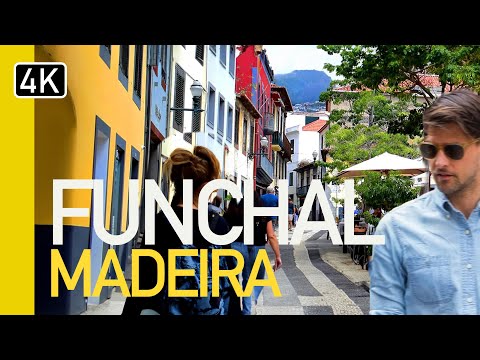 [4K] Madeira Portugal Jan '2021 - Funchals charmante Straßen