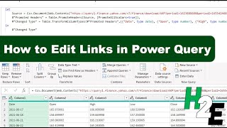 How to Edit Links in Power Query