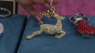 Killarney Crystal Choice of Crystal Keychains on QVC