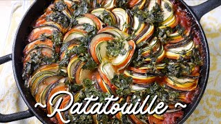 Ratatouille| Vegetarian |Tasty's Ratatouille| Eggplant, Tomatoes, Zucchini & Squash