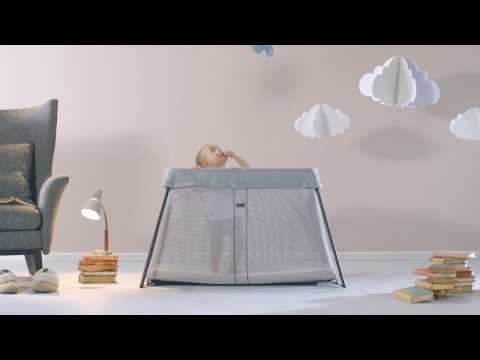 Ceļojumu gultiņa manēža BabyBjorn Travel cot Light Mesh Black 040280