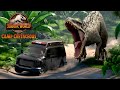 The Indominus Rex Car Chase! | JURASSIC WORLD CAMP CRETACEOUS | Netflix