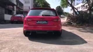 Cende Performance Exhaust on Audi A4 B8.5 1.8TFSI