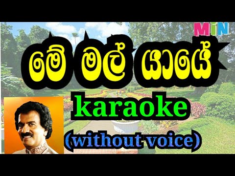 me mal yaye karaoke (without voice)මේ මල් යායේ...