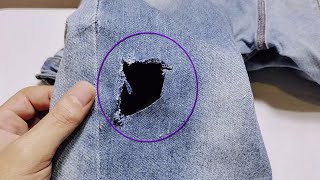 The best darn methods to fix a hole on jeans in a way that will amaze you