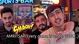 Amritsar Mein Indoor Games Ke Liye Best Place |SMAASH| Full Vlog With Most Played Games