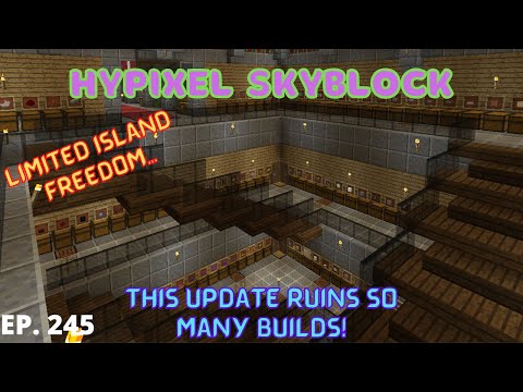 This Is Probably One of The Worst QOL Update By Far! I Hypixel Skyblock (245)