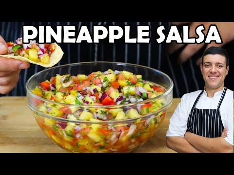 Best Pineapple Salsa | Recipe by Lounging with Lenny