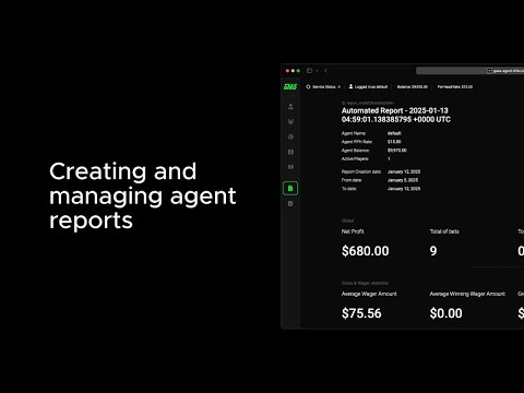 Agent Site - Chapter #06 - Creating and managing your own financial reports