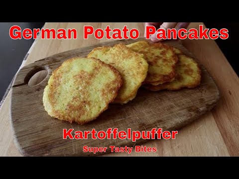 Authentic German Potato Pancakes - Kartoffelpuffer Recipe (ASMR)