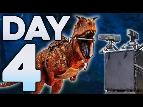 DUO Defending Our Mountain Base VS The Alpha Tribe! - ARK Ascended PvP