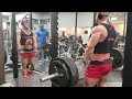 385LBS x 10REPS - BENT OVER ROW