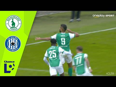 Chance Liga Highlights: Bohemians Praha 1905 vs. SK Sigma Olomouc 2:2 (10. kolo)