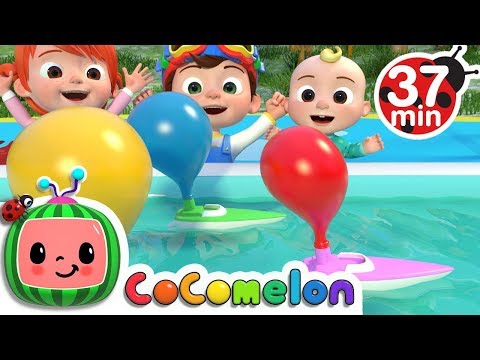 Balloon Boat Race | +More Nursery Rhymes & Kids Songs - ABCkidTV