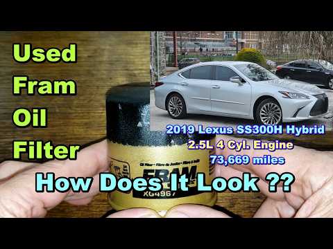 Fram Ultra Oil Filter XG4967 Used From A 2019 Lexus