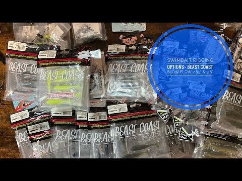 Swimbait Rigging Options - Beast Coast Slow Flow 2.85” & 3.8”