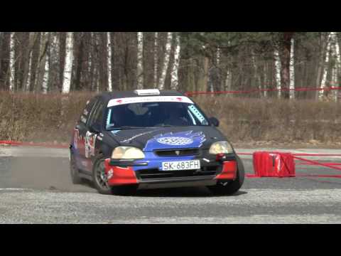 1 Lędziński Rallysprint 2017 - Łukasz Ulman / Piotr Czerkaski - Honda Civic