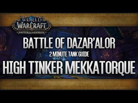 2 Minute Tank Guide LFR/Normal/Heroic - High Tinker Mekkatorque