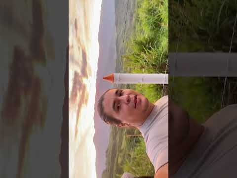 Hermosa atardecer, viajando a Pácora Caldas.