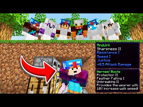 EPIC Minecraft Manhunt with OP Items!!