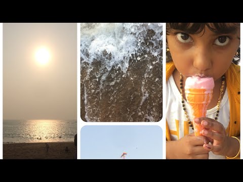 My first vlog 😎beach /sayana/faiza/
