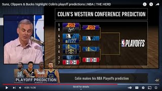 Reacting To Colin Cowherd 2022 NBA Playoff Predictions - (Clippers beat Grizzlies and warriors!!???)